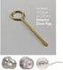 Interior Door Key for Bedroom Door, Bathroom Emergency Key for Interior Privacy Door Lock Compatible -12 Pack