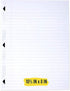 Five Star Loose Leaf Paper, 3 Hole Punched, Reinforced Filler Paper, Wide Ruled, 10-1/2 x 8 inches, 100 Sheets/Pack, 1 Pack (15000)