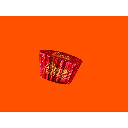 REESE'S Miniatures Milk Chocolate Peanut Butter Cups Candy, Christmas, 2.17 oz Filled Candy Cane