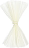Firefly Imports Tulle Pom Pom Ball Centerpiece, 10-Inch, Ivory, 4-Pack