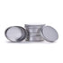 Hulless 20 Pack 1 Ounce Aluminum Tin Jar Refillable Containers 30ml Aluminum Screw Lid Round Tin Container Bottle for Cosmetic ,Lip Balm, Cream