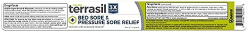 Bed Sores Treatment Cream – Natural Healing of Bed Sores, Pressure Sores, Ulcers with 3X Action for Soothing Relief by Terrasil – 44gm Jar