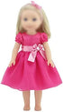Emily Rose 14.5 Inch Doll Clothes Clothing Outfit - Beautiful 14" Doll Jeweled Pink Dress, Includes Headband!