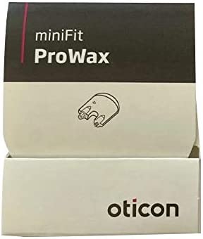 Oticon Hearing aid prowax minifit Wax Filters. The pro Wax Traps/Guards are The Perfect Accessories/Supplies to The Opticon OPN Hearing aids with Cleaning Brush.