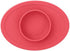 ezpz Tiny Bowl - 100% Silicone Suction Bowl with Built-in Placemat for First Foods + Baby Led Weaning - Fits on All Highchair Trays - 4 Months+ (Coral)