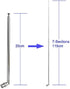 Bingfu Police Radio Scanner Antenna 20-1300MHz 7 Section Telescopic BNC Male Antenna 2-Pack Ham Radio Handheld CB Radio Antenna for Uniden Whistler Police Radio Scanner Two Way Radio Frequency Counter