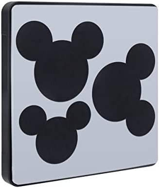 Sanch Ancha Fabric Cutter Die for Die-Cut Cutting Machines, 6" x 6" Mickey Black