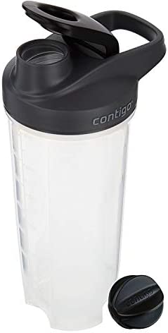 Contigo - 70290 Contigo Shake & Go Fit Snap Lid Shaker Bottle, 28 oz, Black