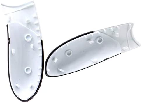 Deal4GO Replacement Right Left Soft Touch Rubberized Side Rails Rear Handle Grips for Xbox One Elite Controller 1698 (White) (Third-Party)