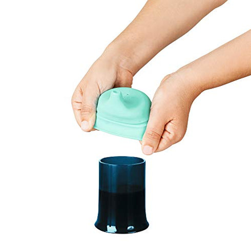 Boon SNUG Spout Sippy Lids and Cup, Assorted Colors (Pack of 3)