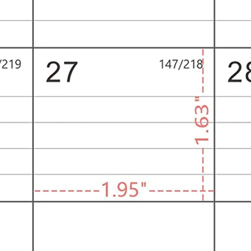 2022 Desk Calendar - Yearly Desk Calendar 2022, Desk/Wall Monthly Calendar Pad, 17" x 12", January 2022 - December 2022, Desk Calendar with Ruled Blocks, Note Section, Corner Protections
