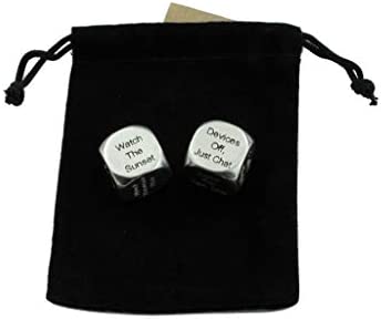 TIN Date Night Dice 10th Anniversary 100% Pure Tin - Create a Unique 10th Anniversary Date Night