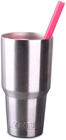 Extra Wide 0.51 inches Reusable Hard Smoothie Straws, Great for Bubble Tea, Boba Tea Milkshakes,10.25 Inches Long, 8 Pieces Jumbo Eco-Friendly Plastic Straws 2 Cleaning Brushes 1 Storage Bag BPA Free