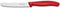 Victorinox Pillow Packs 4 3¼" Paring Red 4.5 Inch Swiss Classic Utility Knife with Round Tip, 8.66 x 0.83 x 0.47 inches