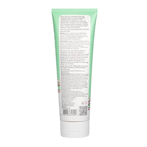 Pacifica Beauty, Rosemary Purify Invigorating Conditioner, Soothing Mint, Hydrate and Nourish Scalp, Lightweight, Detangle, Sulfate Free, Silicone Free, Vegan & Cruelty Free