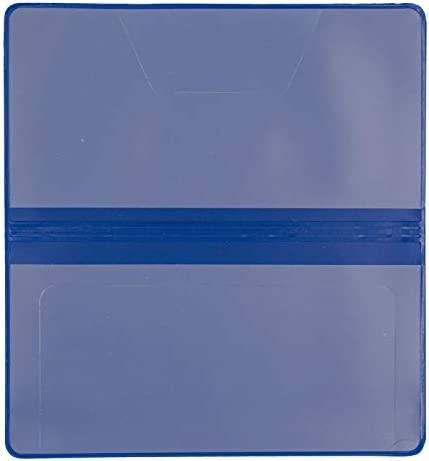 Royal Blue Vinyl Checkbook Cover, Top Tear Personal Vinyl Checkbook Cover