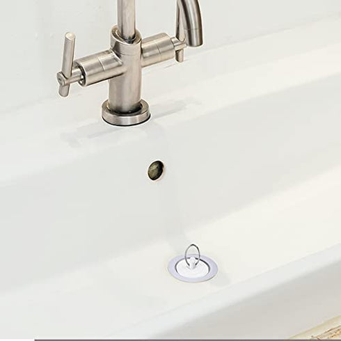 VARNAHOME Stainless Steel Bath Tub Drain Assembly W/Wash Tray Plug for Bathtub or RV Mobile Showers