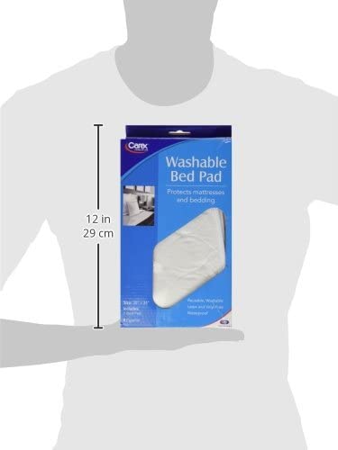 CAREX Washable Waterproof Mattress Pad - Mattress Protector and Bed Pad - 30" x 34" (Bed) 1 Count