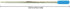 Monteverde Ballpoint Refill to Fit Cross Ballpoint Pens, Medium Point, Soft Roll, Blue, 2 per Pack (C132BU)