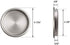 Enconker 6 Pack Closet Door Finger Pull 2-1/8”, Sliding Door Hardware Satin Nickel, Round Insert Bypass Closet Door Handle, Easy Snap-in Installation for 5/16”Depth x 2-1/8" Diameter Opening Hole