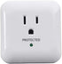 Monoprice Power & Surge - White | 1 Outlet Surge Protector with End of Service Alarm, 900 Joules 15A / 125V / 1875W, 10dB to 60dB