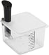 EVERIE Collapsible Hinged Sous Vide Lid Compatible with Anova Nano Sous Vide Cooker and Rubbemaid 12,18,22 Qt Sous Vide Container, Corner Mount ( Lid Only)(Container Not Included)