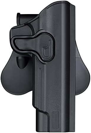 1911 Full Size Holster 5 inch, OWB Holsters for Colt 1911 / Elite Force 1911 / Kimber 1911 / Rock Island Armory 1911 / Springfield 1911 - Index Finger Released | Adjustable Cant | Autolock -Right Hand
