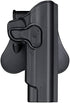 1911 Full Size Holster 5 inch, OWB Holsters for Colt 1911 / Elite Force 1911 / Kimber 1911 / Rock Island Armory 1911 / Springfield 1911 - Index Finger Released | Adjustable Cant | Autolock -Right Hand
