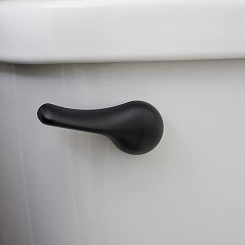 Bronze Toilet Tank Flush Lever Handle Replacement, with Nut Lock, Fits Most Toilets, Universal (Front Mount)