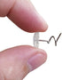 100 Pcs Bedskirt Pins, Twist Pins with Clear Heads, Bed Skirt Pin for Hold Slipcovers and Bedskirts Decoration