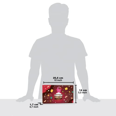 Mini Premium International Snack Box | Exotic Foreign Snacks | Unique Snack Food Gifts Included | Extraordinary Turkish Chocolates | Unique Chocolate Experience | 10 Full-Size Chocolate Bars