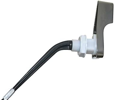 Qualihome Toilet Tank Flush Lever Replacement for American Standard (45 Degree Neo-Angle Arm, Chrome)