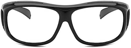 SHEEN KELLY Anti Blue Rays Glasses Fit Over Glasses Wrap Arounds Goggles Blue Light Blocking Reflection for computer Games Glasses TV