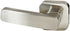 Fluidmaster 698 Universal Premium Toilet Tank Lever In Brushed Nickel, Contemporary Toilet Handle With Adjustable Arm