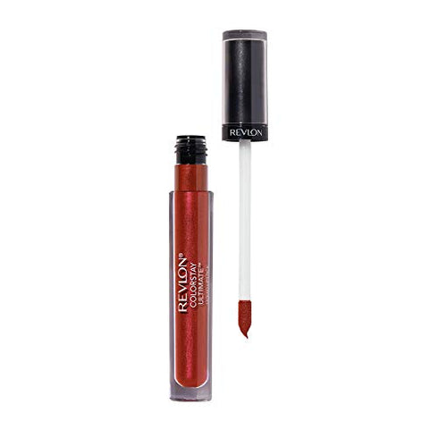 Liquid Lipstick by Revlon, Face Makeup, ColorStay Ultimate, Longwear Rich Lip Colors, Satin Finish, 050 Top Tomato, 0.07 Oz