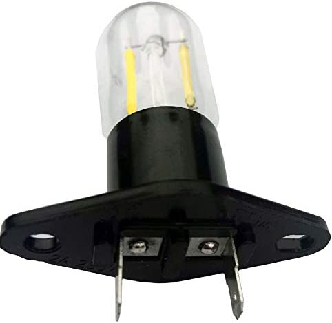 qlee Led Filament Light 1.5w Z187 Microwave Bulb 125v 20w Equivalent Incandescent Lamps for Galanz Refrigerator Microwave Oven Electrical Range Hood Indicator Light