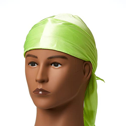 KISS RED Power Wave Silky Satin Durag Extra Long Tails