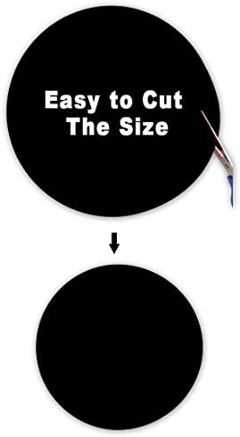 2 Pack Multi-Purpose Silicone Microwave Mat, 12 Inch Non Stick Silicone Baking Mats Oven Mat for Bottom of Oven, Heat Resistant Oven Mat Microwave Trivet Mat ?Black)