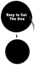 2 Pack Multi-Purpose Silicone Microwave Mat, 12 Inch Non Stick Silicone Baking Mats Oven Mat for Bottom of Oven, Heat Resistant Oven Mat Microwave Trivet Mat ?Black)