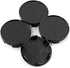 4pcs 54mm(2.13in)/49mm(1.93in) Wheel Hub Center Caps Black Base for #40342-AU511 40342-40P01 40343-5P215