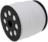 JESEP 40 Yards 5/8'' 1.5CM Fold Over Elastic (FOE) Stretch Fold Over Elastic Ribbons for Headbands Baby Head Bow #01 (White)