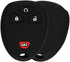 KeyGuardz Keyless Entry Remote Car Key Fob Outer Shell Cover Soft Rubber Protective Case for Chevy GMC 15913421