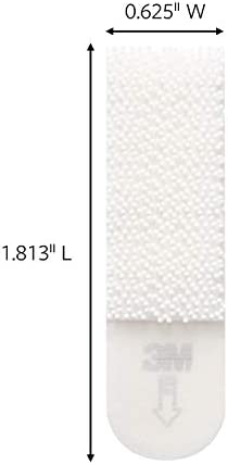 Command Small Picture Hanging Strips, Damage Free Hanging Picture Hangers, No Tools Wall Hanging Strips for Living Spaces, 18 White Adhesive Strip Pairs(36 Command Strips)