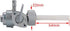 Savior Generator Petcock Fuel Shut Off Valve for Predator Generator Fuel Valve Alton Etq Homelite Husky Powermax Powermax Gas Fuel Tank Switch 5.5-16HP 168F 170F 173F 177F 182F 188F 190F(16mm x 1.5mm)