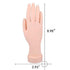 2Pcs Practice Hand for Acrylic Nails, Nail Art Training Hand,Fake Hand for Nails Practice, Flexible Bendable Manicure Hand Practice Tool