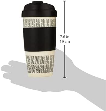 Copco Reusable Set of 2 Insulated Double Wall Travel Mugs, 2 Count (Pack of 1), White/Black