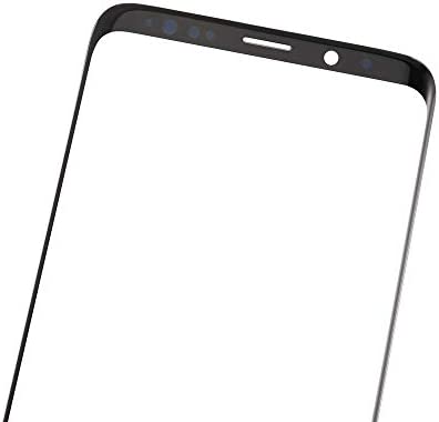Original Galaxy S9 Screen Replacement Front Outer Lens Glass Screen Replacement Repair Kit for Samsung Galaxy S9 G960 Series (Galaxy S9 5.8 inch Black)