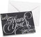 Hortense B. Hewitt 50-Count Whimsical Chalkboard Thank You Notes, 4.8 x 3.5-Inches