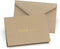 Hortense B. Hewitt 50-Count Kraft Natural and Gold Thank You Note Cards, 4.8 x 3.3-Inches