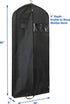 Simplehousware 60-Inch Heavy Duty Garment Bag for Suits, Tuxedos, Dresses, Coats